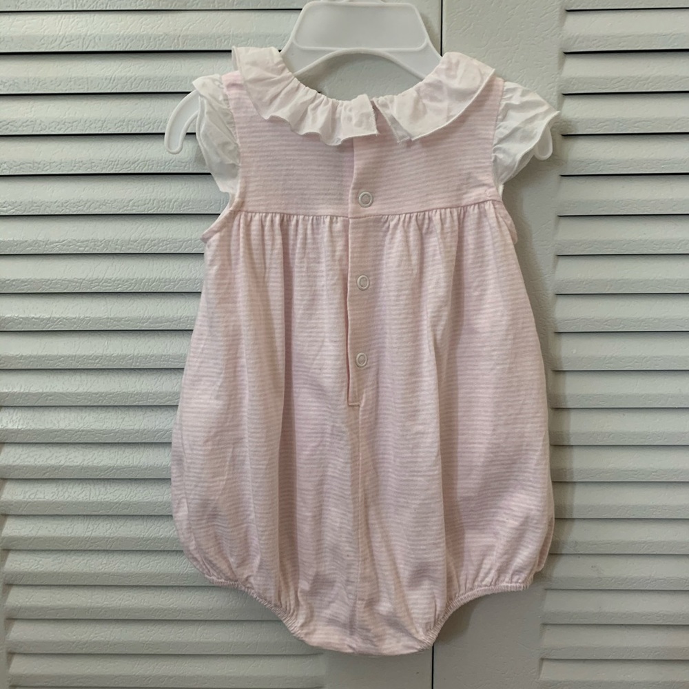 Purete du Bebe baby romper & socks. Size 6 M - Picture 4 of 12